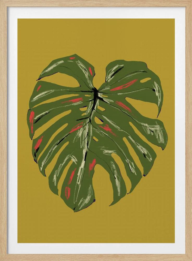Monstera Leaf Green | Poster