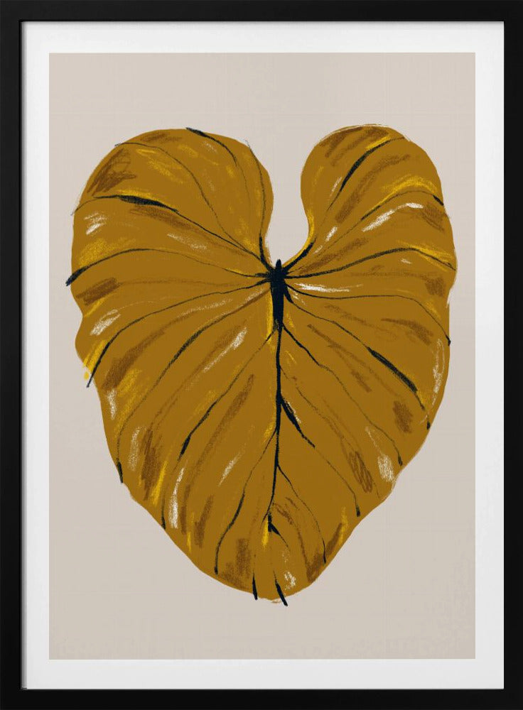 Philodendron Gloriosum Mustard | Poster
