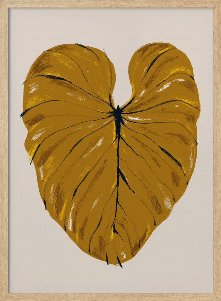 Philodendron Gloriosum Mustard | Poster