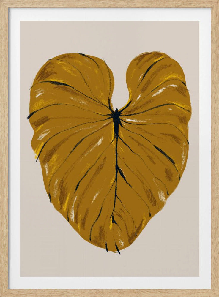 Philodendron Gloriosum Mustard | Poster