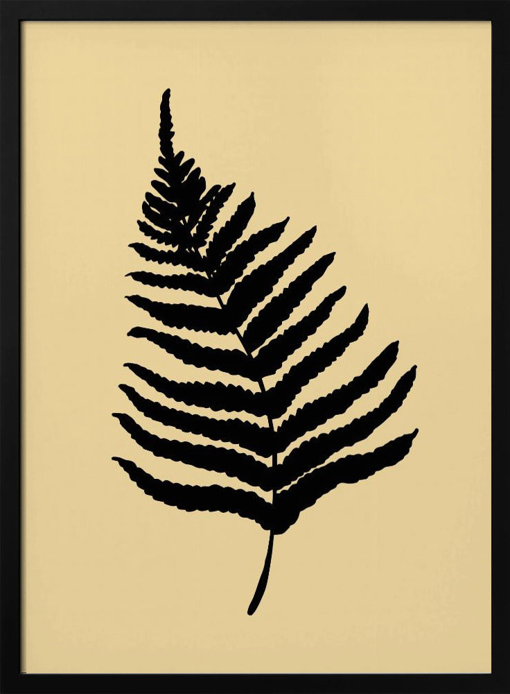 Fern 02 Yellow | Poster