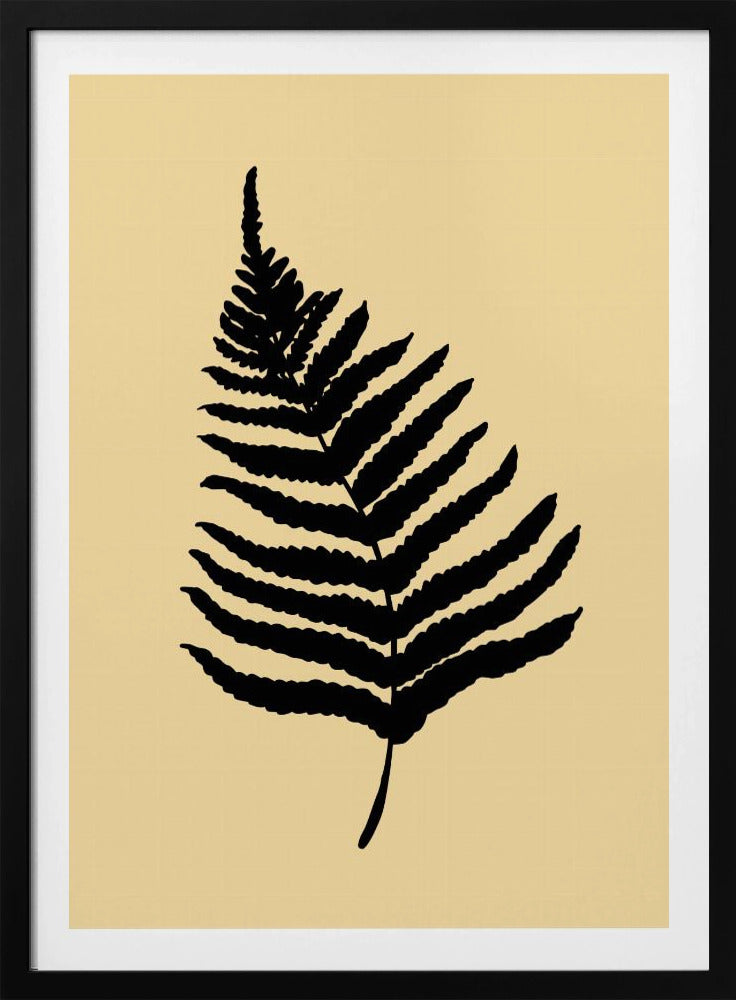Fern 02 Yellow | Poster