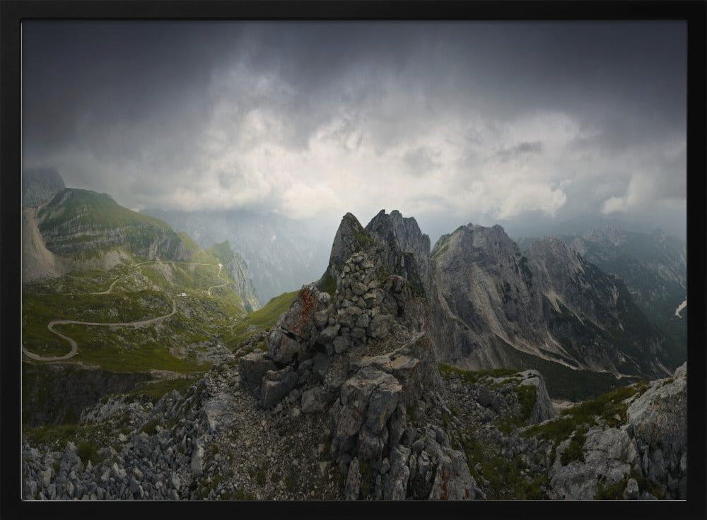 Bizarre Mountain Panorama | Poster