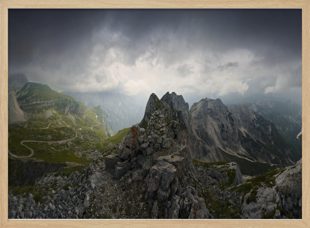 Bizarre Mountain Panorama | Poster
