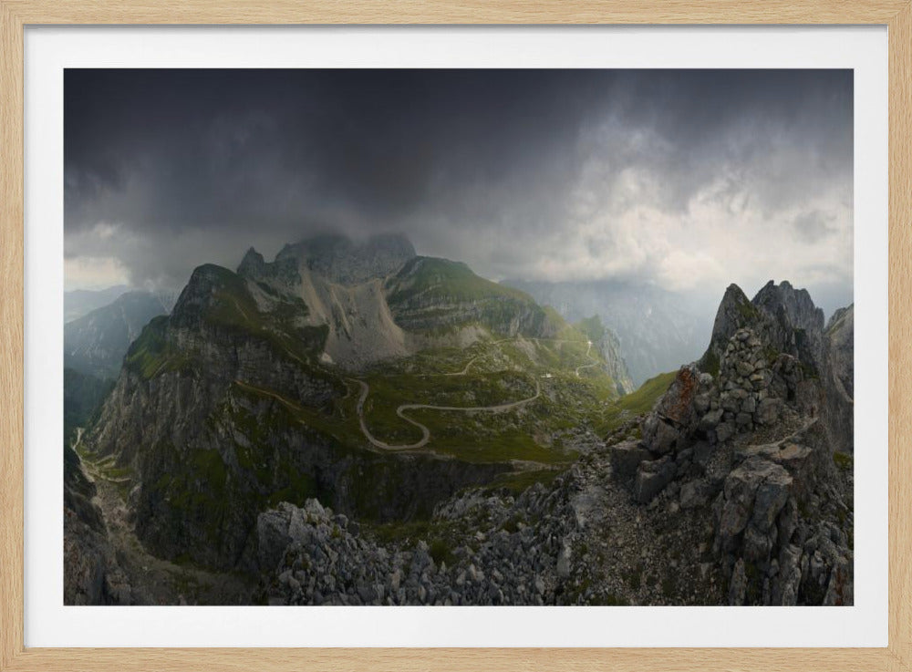 Bizarre Mountain Panorama | Poster