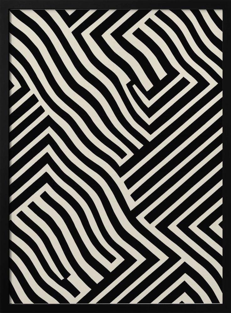 Zebra Maze | Poster