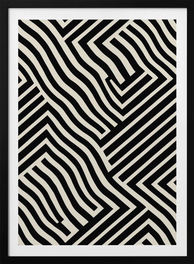 Zebra Maze | Poster