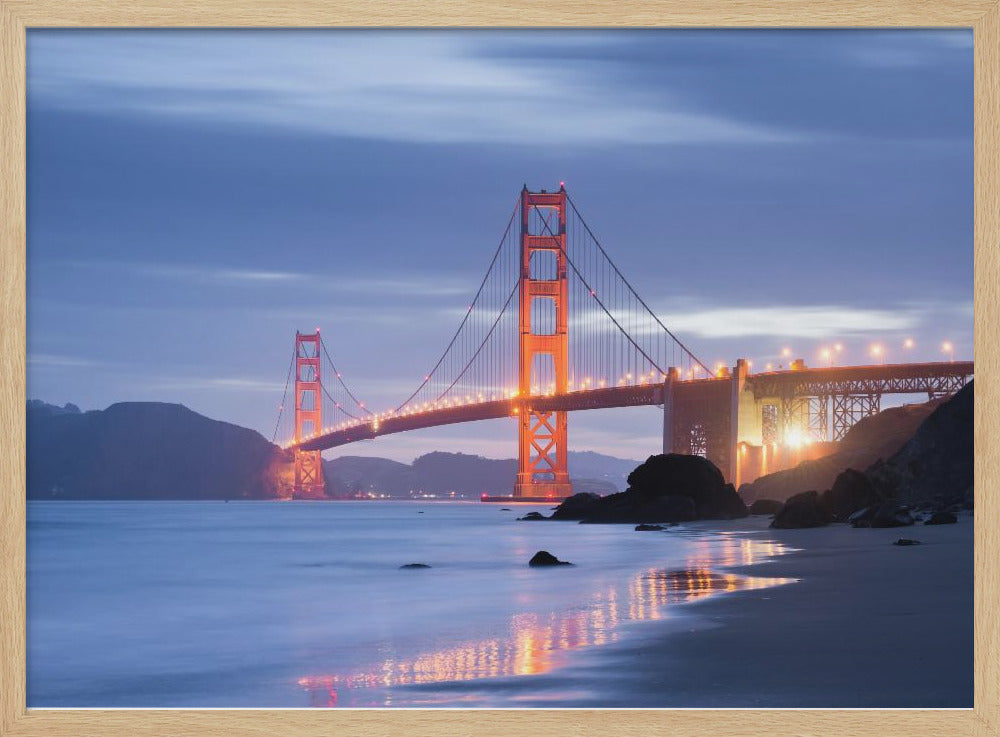 Golden Gate Twilight | Poster