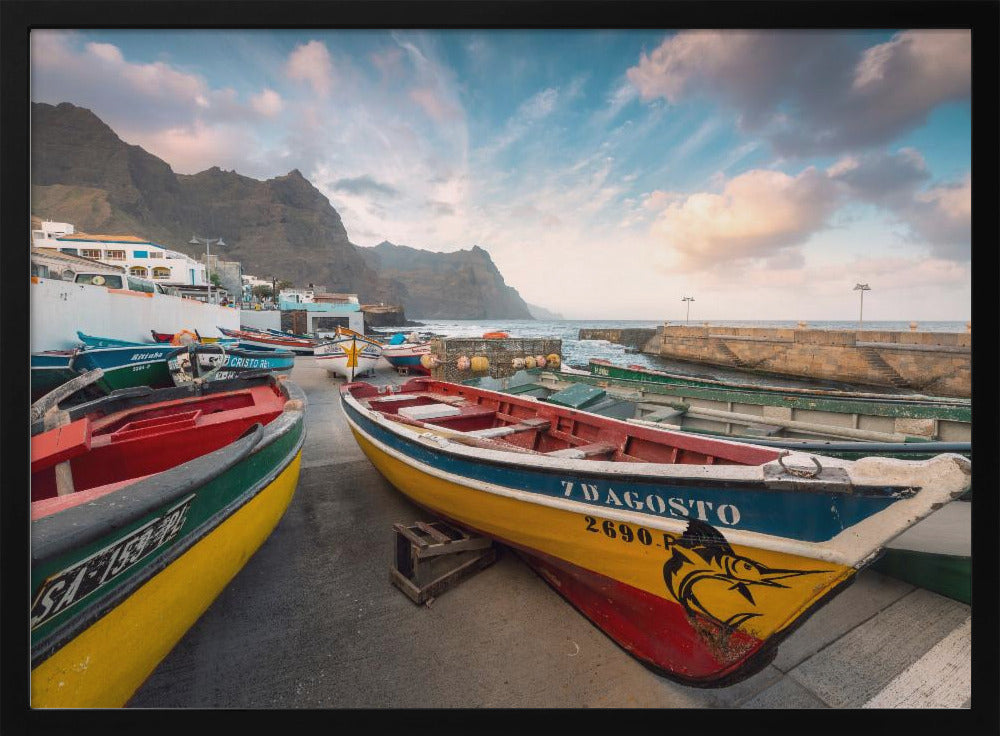 Colored Boats | Poster