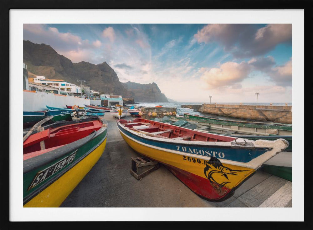 Colored Boats | Poster