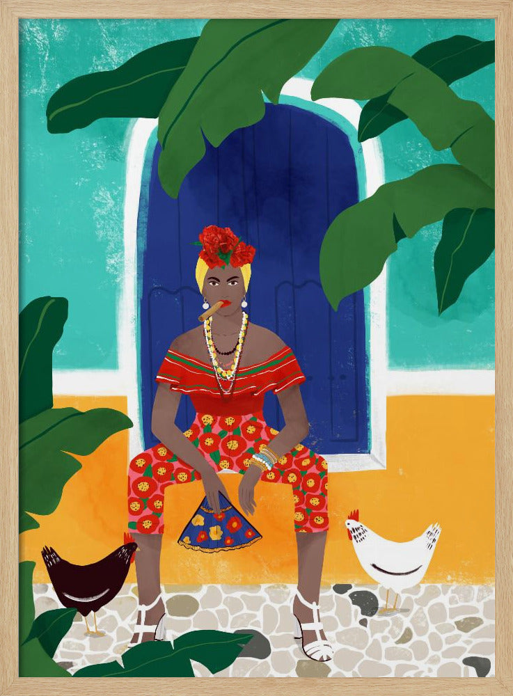 Femm au cigare | Poster