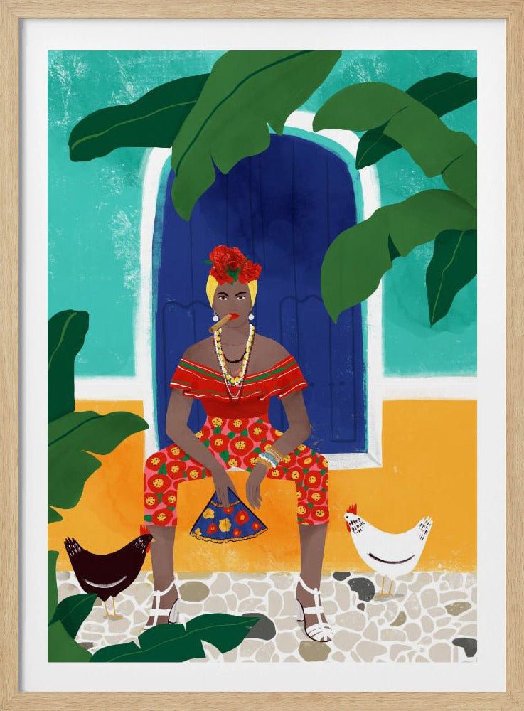 Femm au cigare | Poster