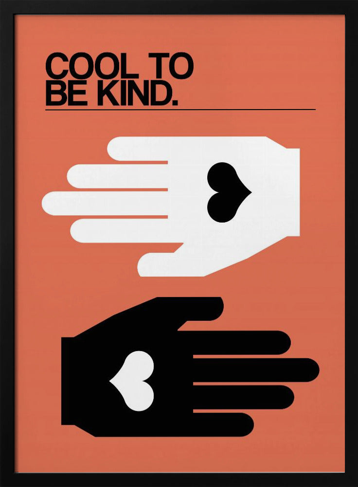 Cool To Be Kind Salmon | Poster