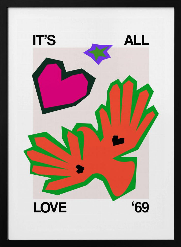 It's All Love '69 Bird Orange | Poster