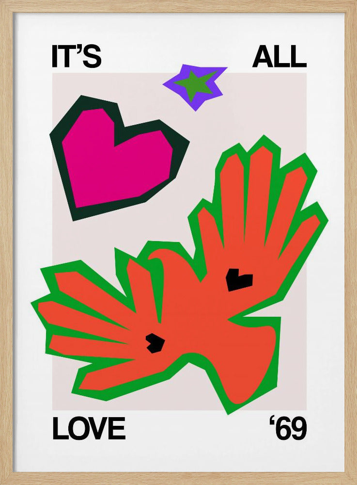 It's All Love '69 Bird Orange | Poster