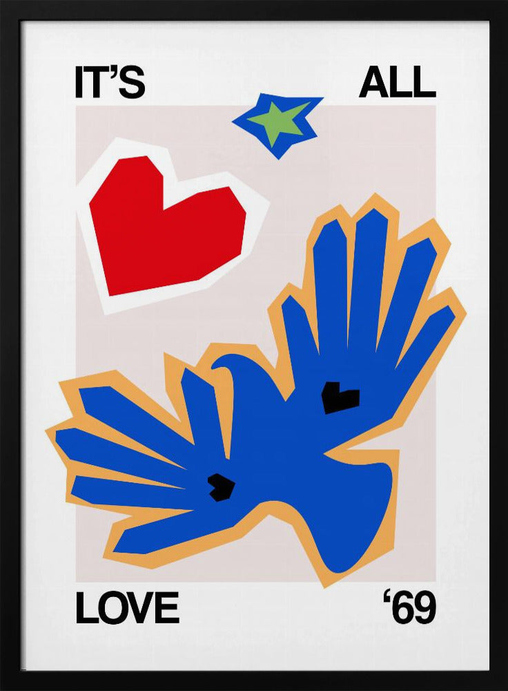 It's All Love '69 Bird Blue | Poster