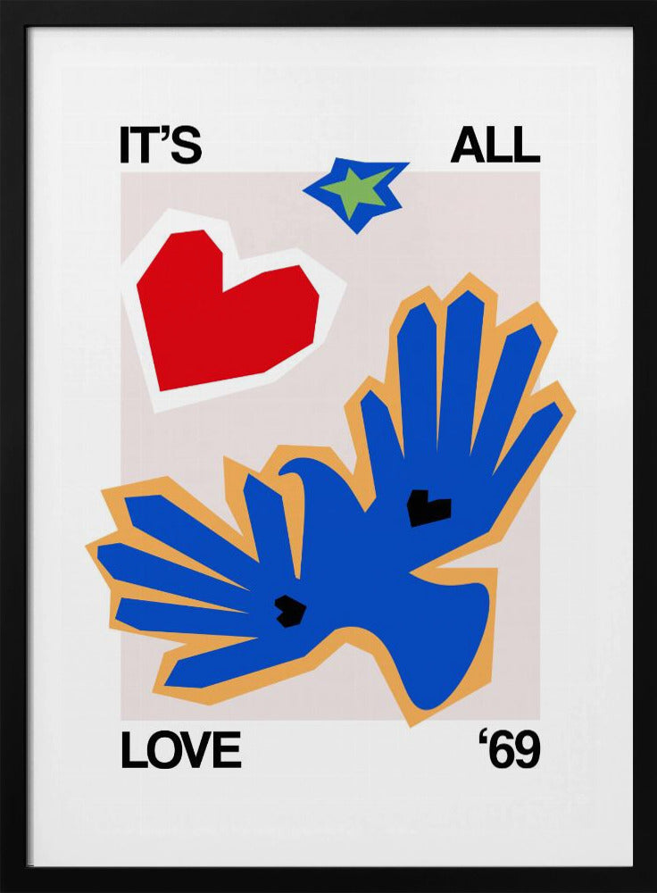 It's All Love '69 Bird Blue | Poster