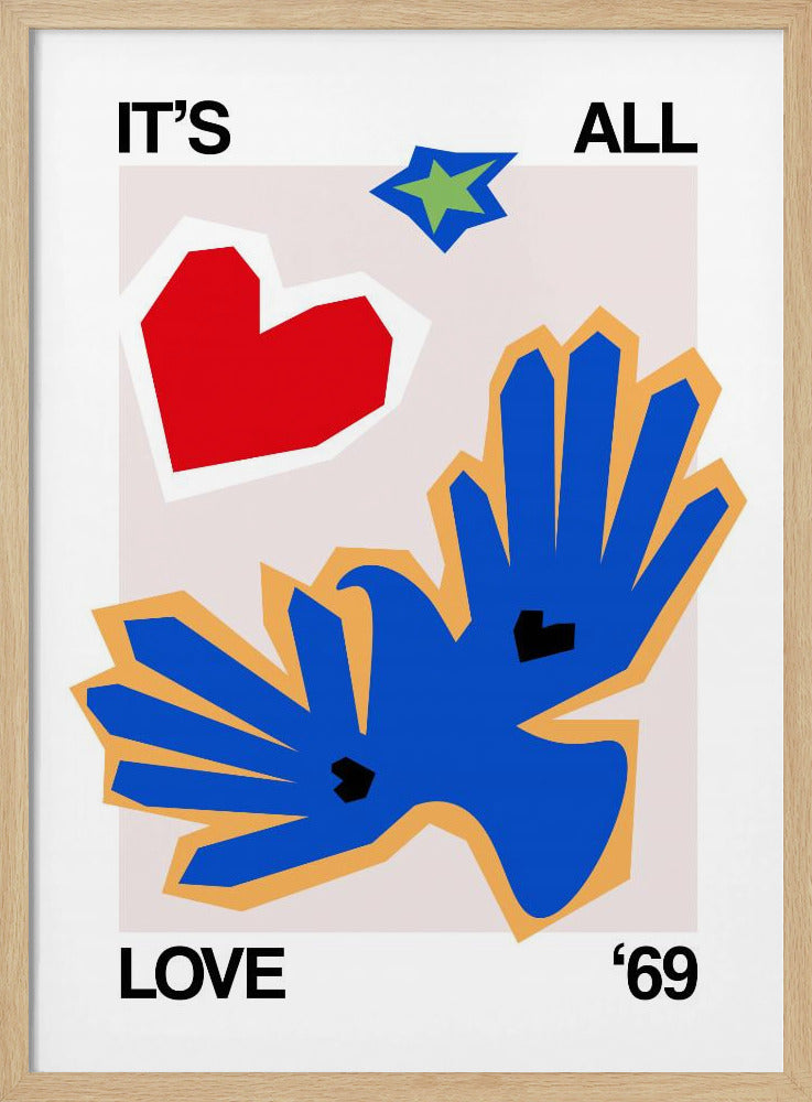 It's All Love '69 Bird Blue | Poster
