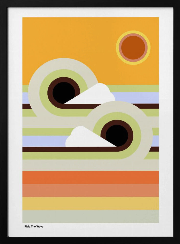 Ride The Wave Sunrise | Poster