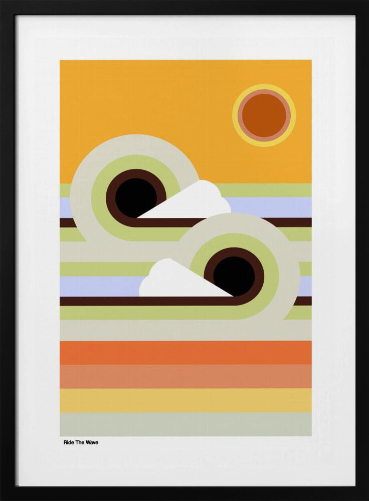 Ride The Wave Sunrise | Poster