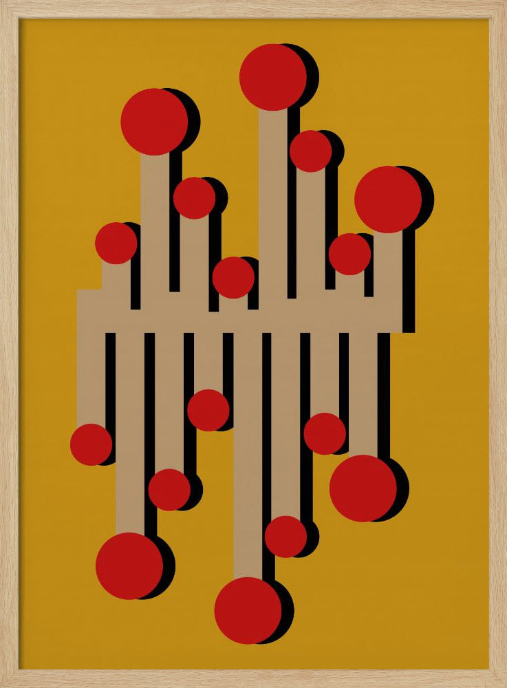 The 1968 Telephonist Mustard | Poster