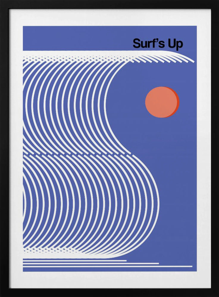 Surf's Up Blue | Poster