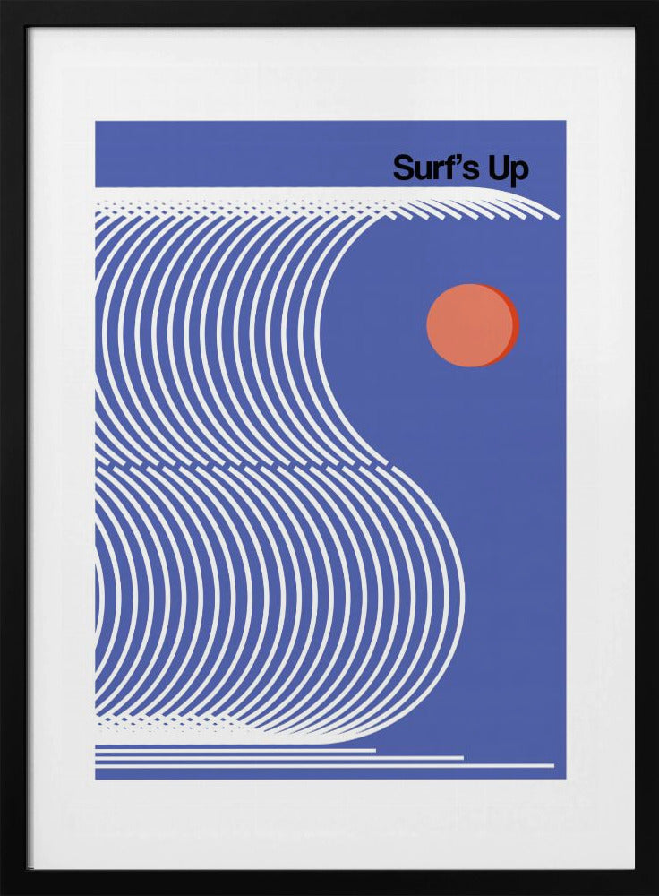Surf's Up Blue | Poster