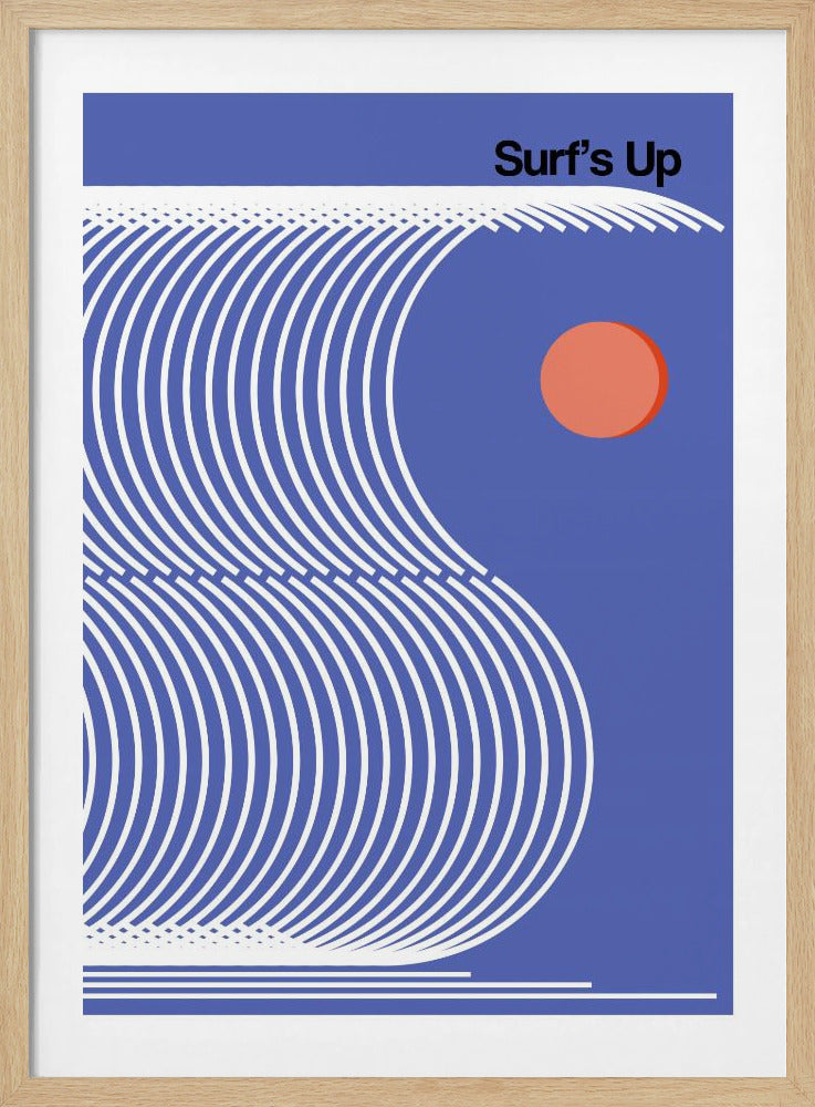 Surf's Up Blue | Poster