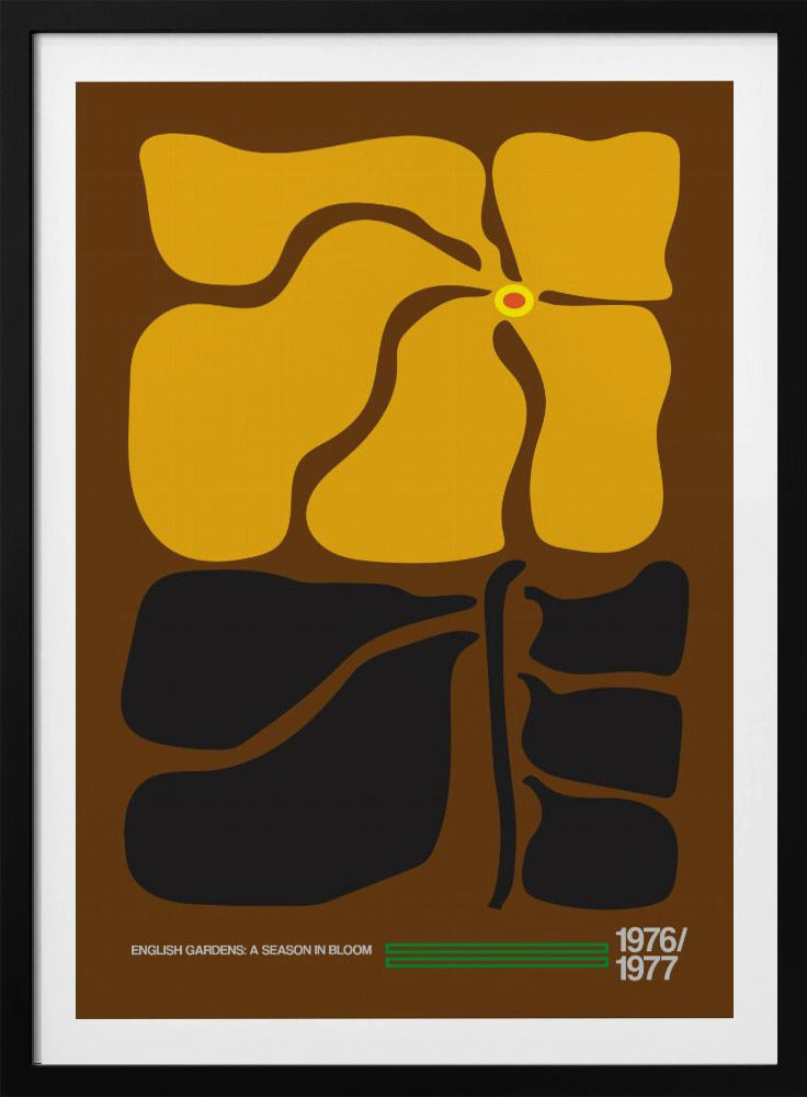 English Gardens Brown | Poster