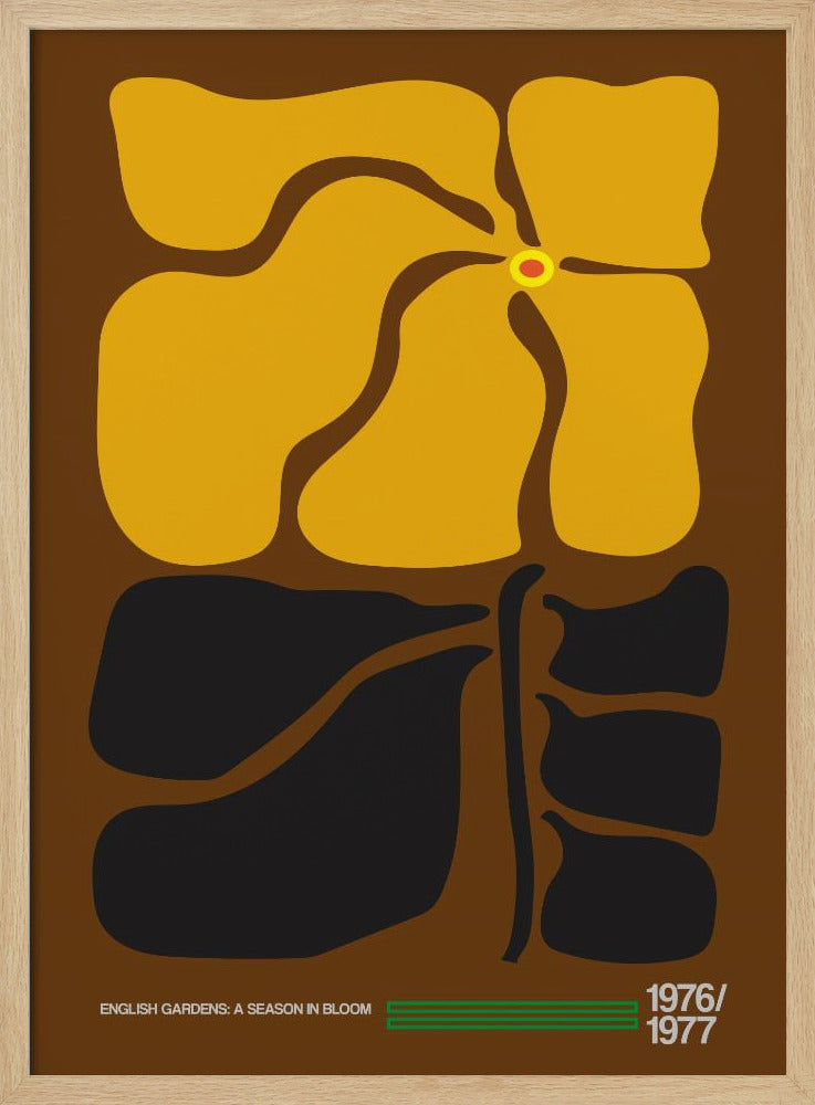English Gardens Brown | Poster