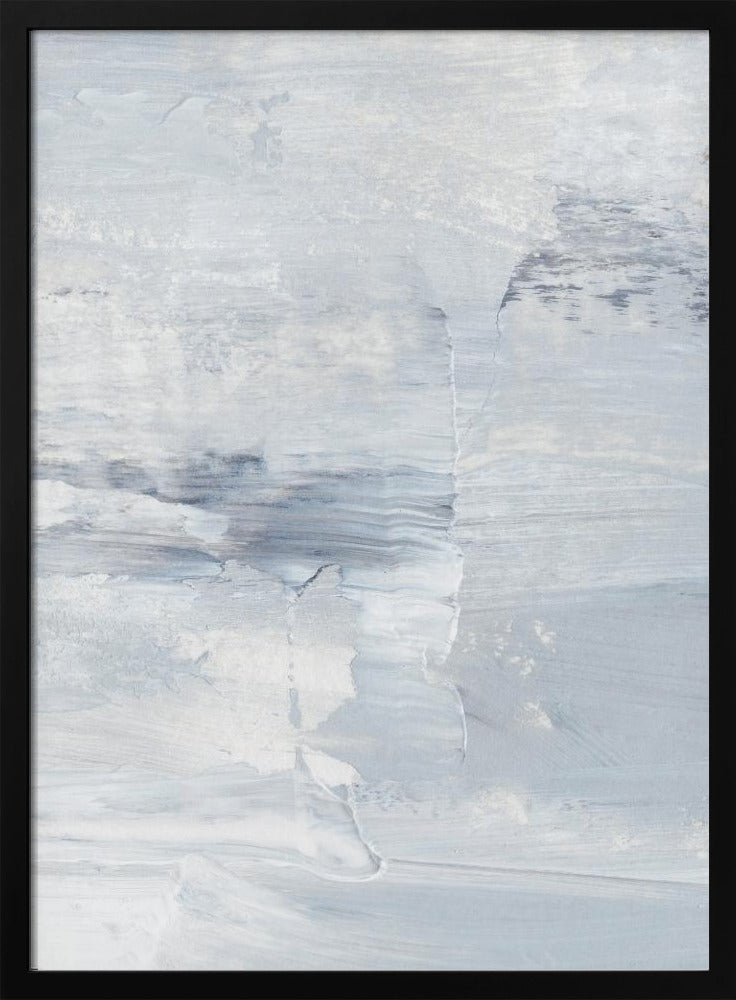 Black And White Brushstrokes | Poster