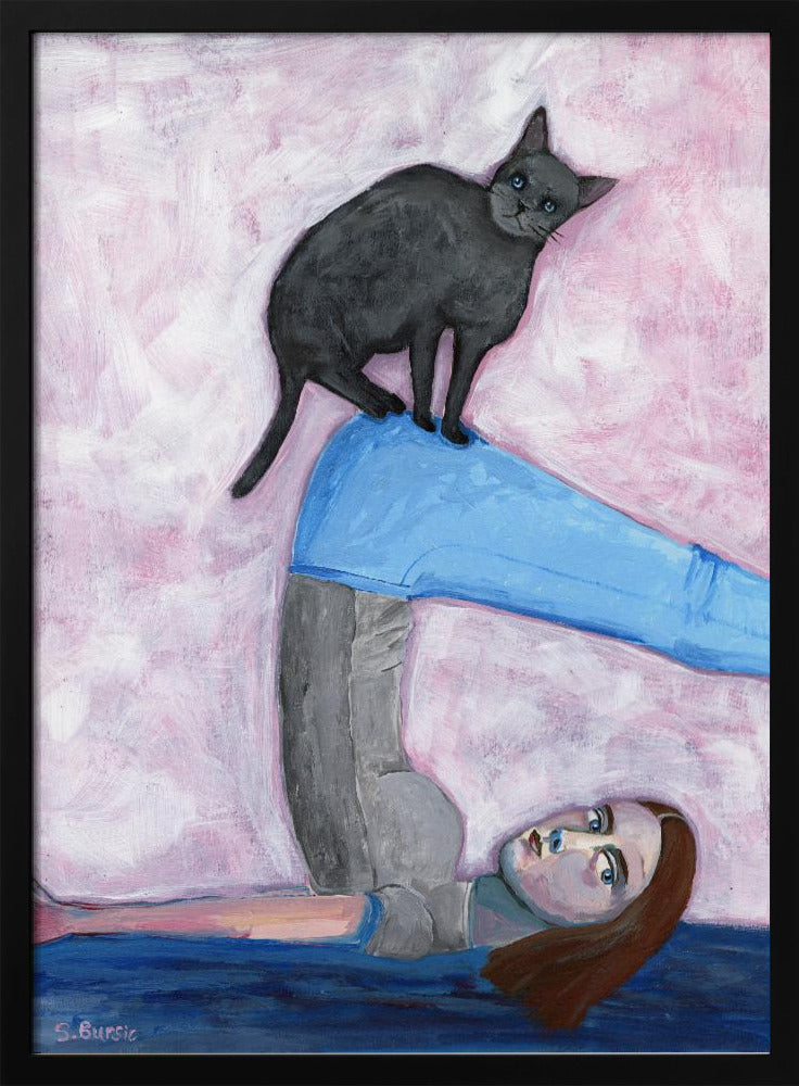 Yoga with my Cat | Poster