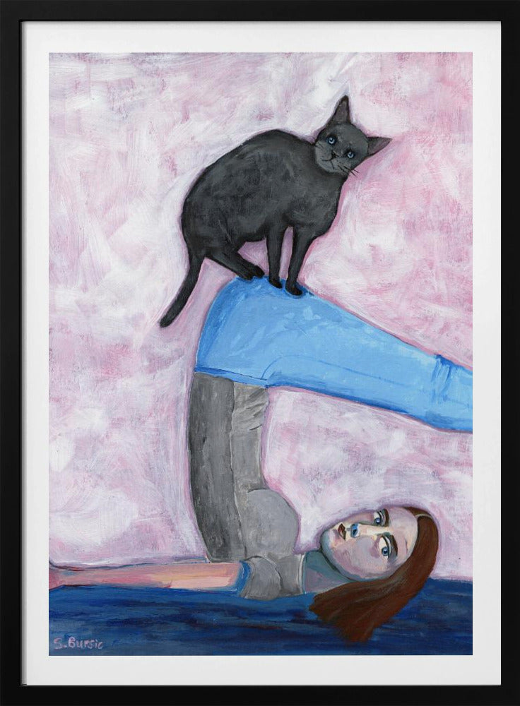Yoga with my Cat | Poster