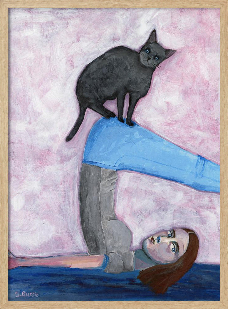 Yoga with my Cat | Poster