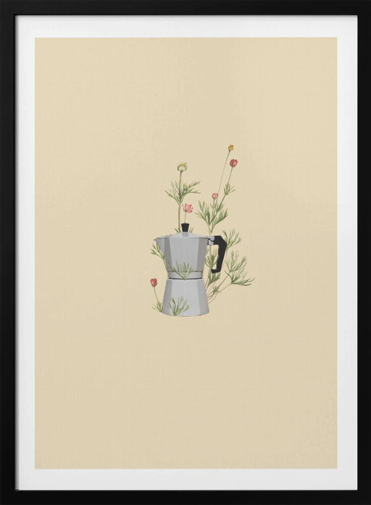 Floral moka express | Poster