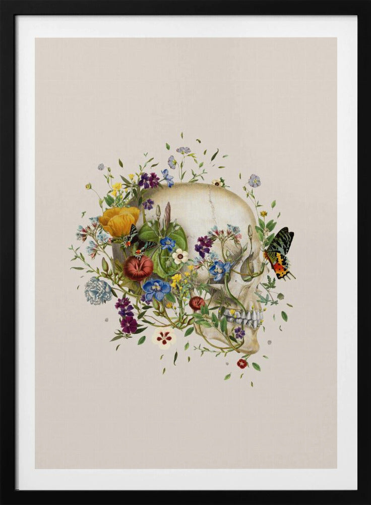 Floral skull | Poster