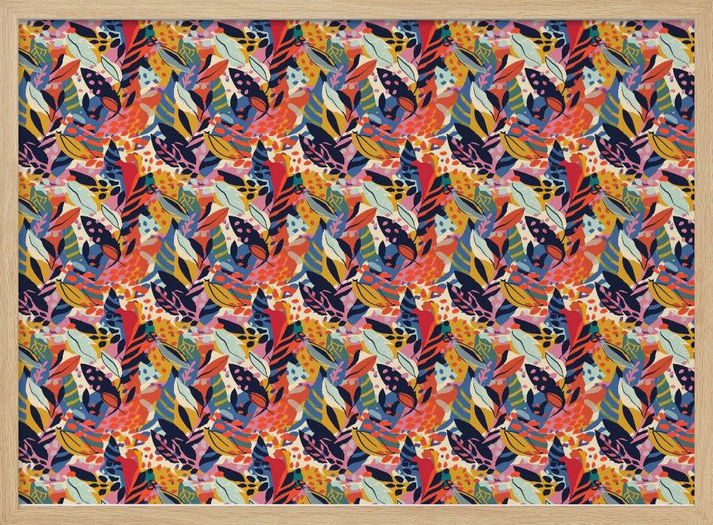 Vivid Jungle Tapestry | Poster