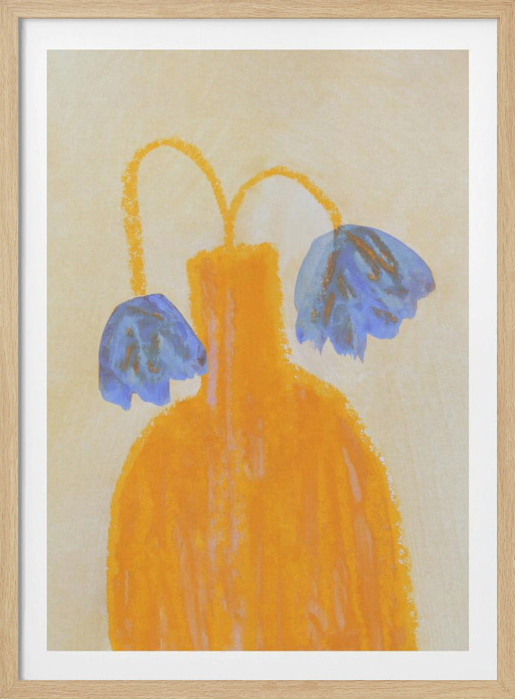 Still Life With a Vase and Two Flowers | Poster