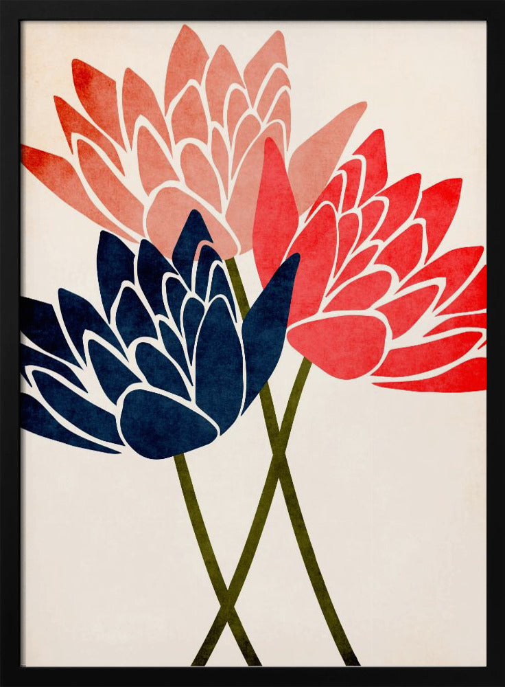 Three Dancing Blossoms | Poster