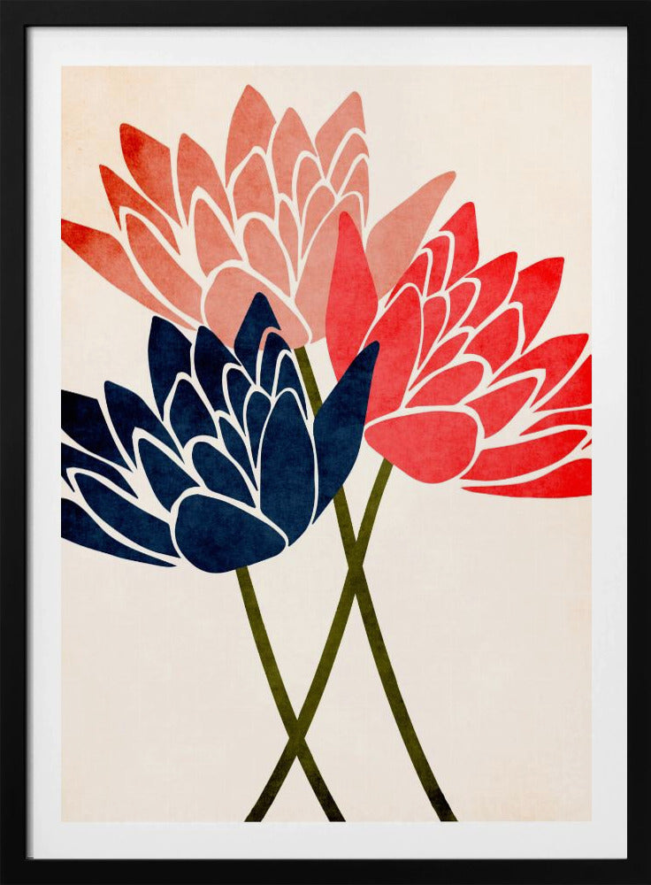 Three Dancing Blossoms | Poster