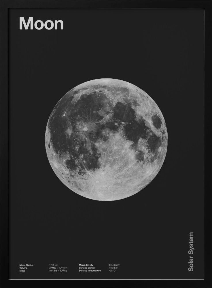 Solar System Moon | Poster