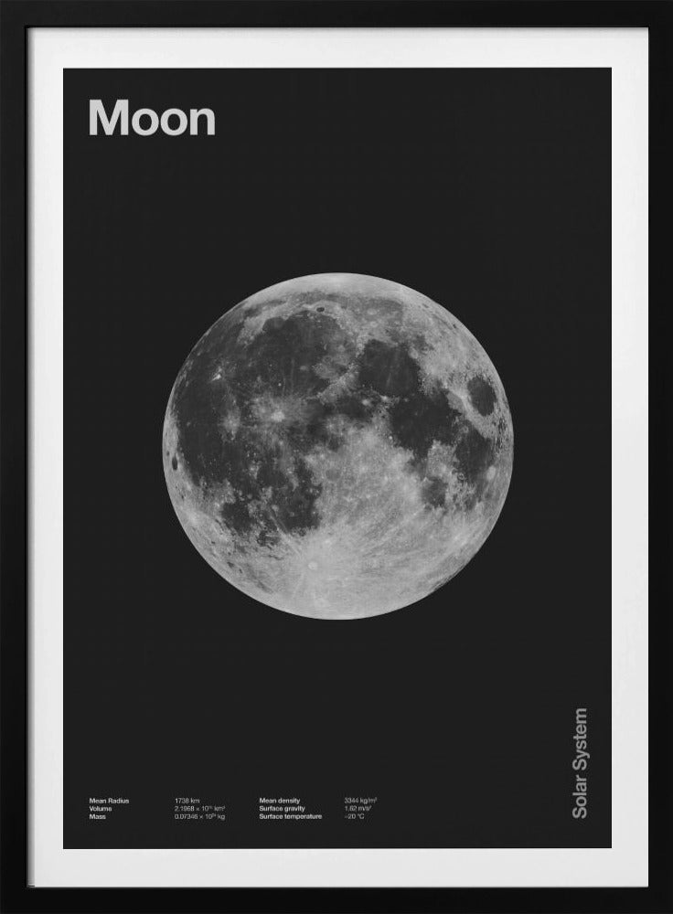 Solar System Moon | Poster