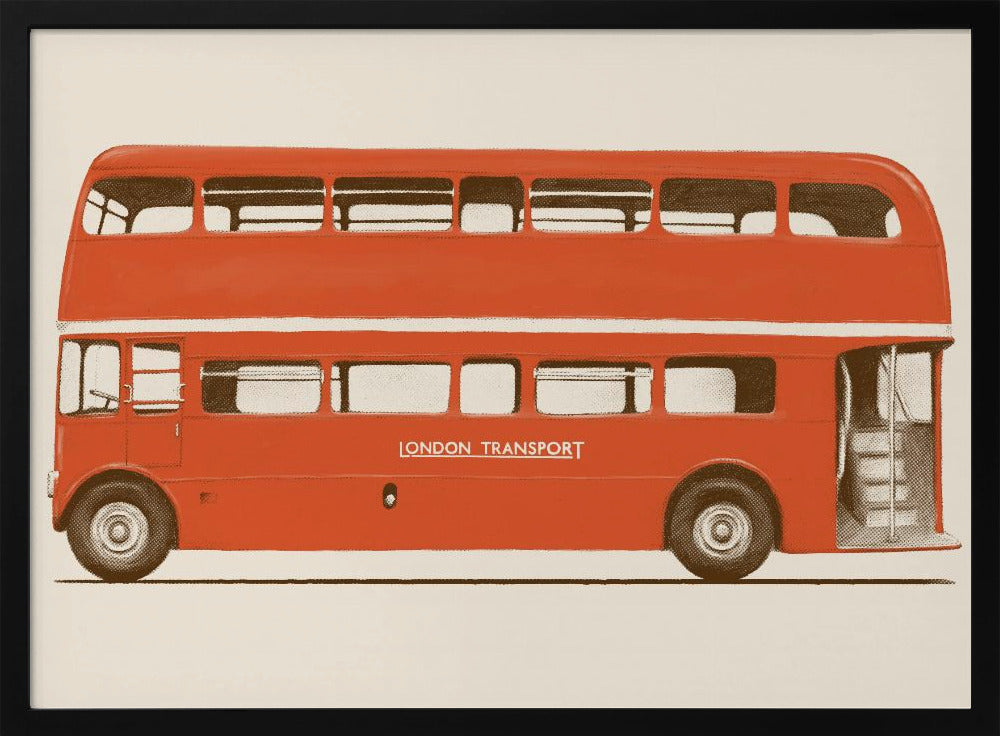 Red English Bus | Poster
