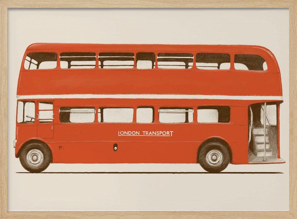 Red English Bus | Poster