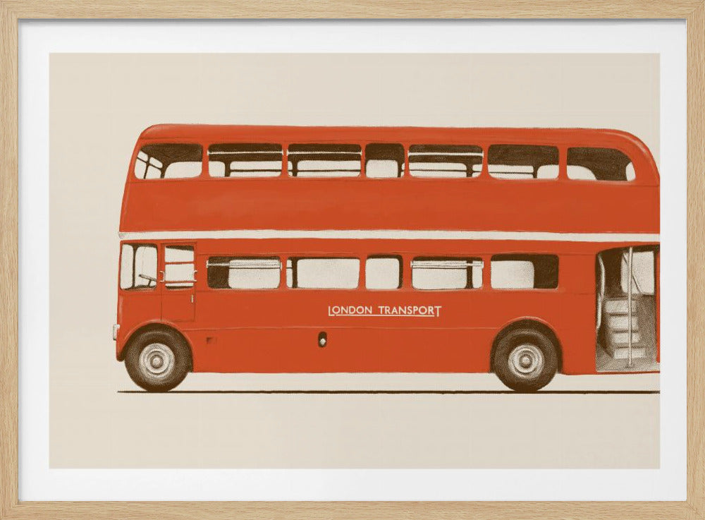 Red English Bus | Poster