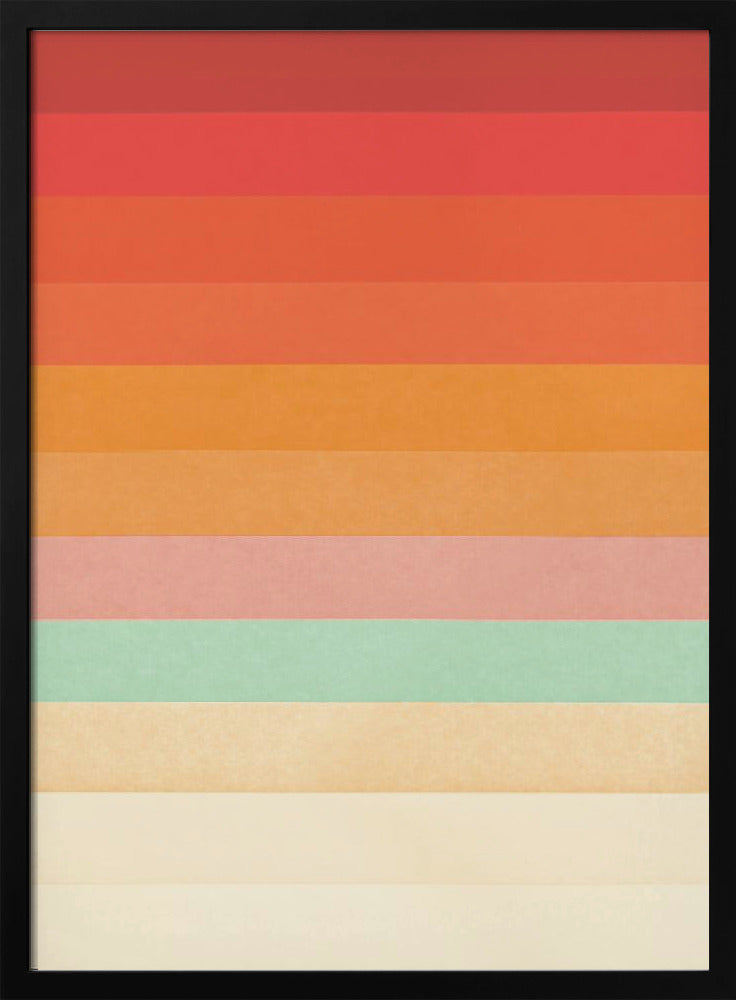 Rainbow Chevrons | Poster