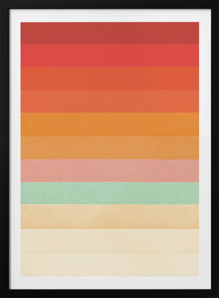 Rainbow Chevrons | Poster