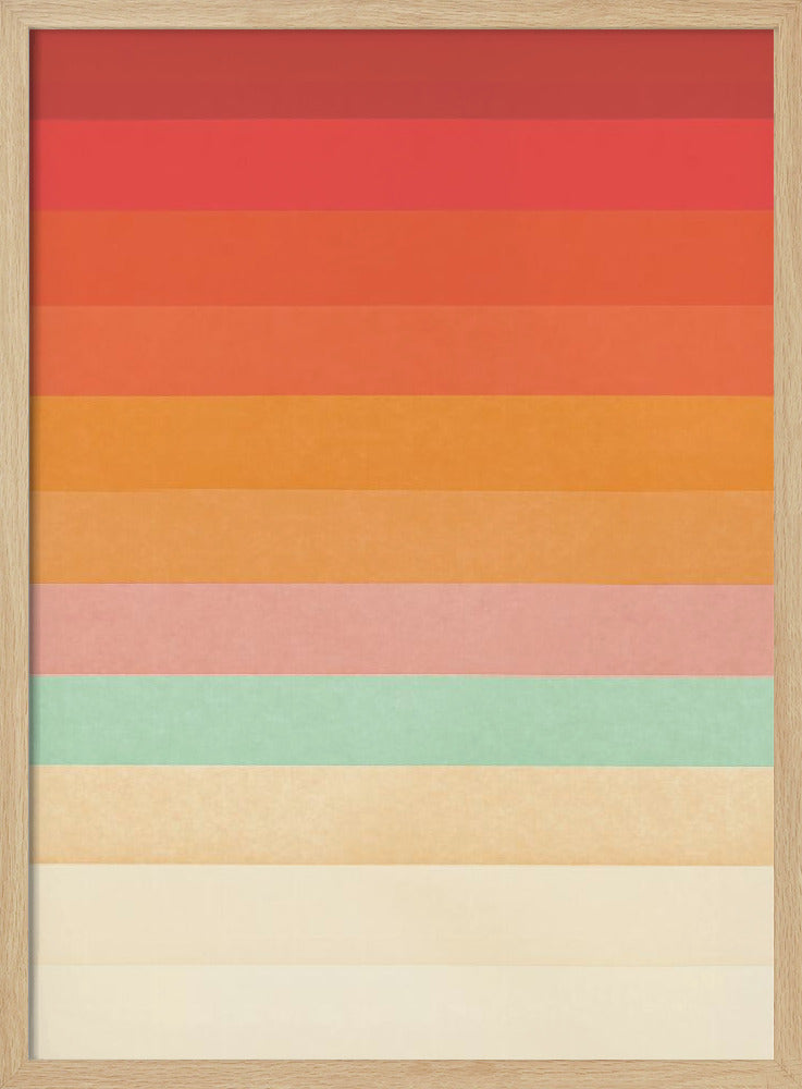 Rainbow Chevrons | Poster
