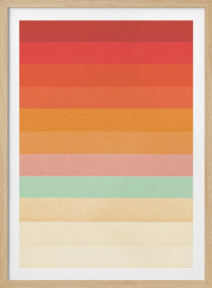 Rainbow Chevrons | Poster