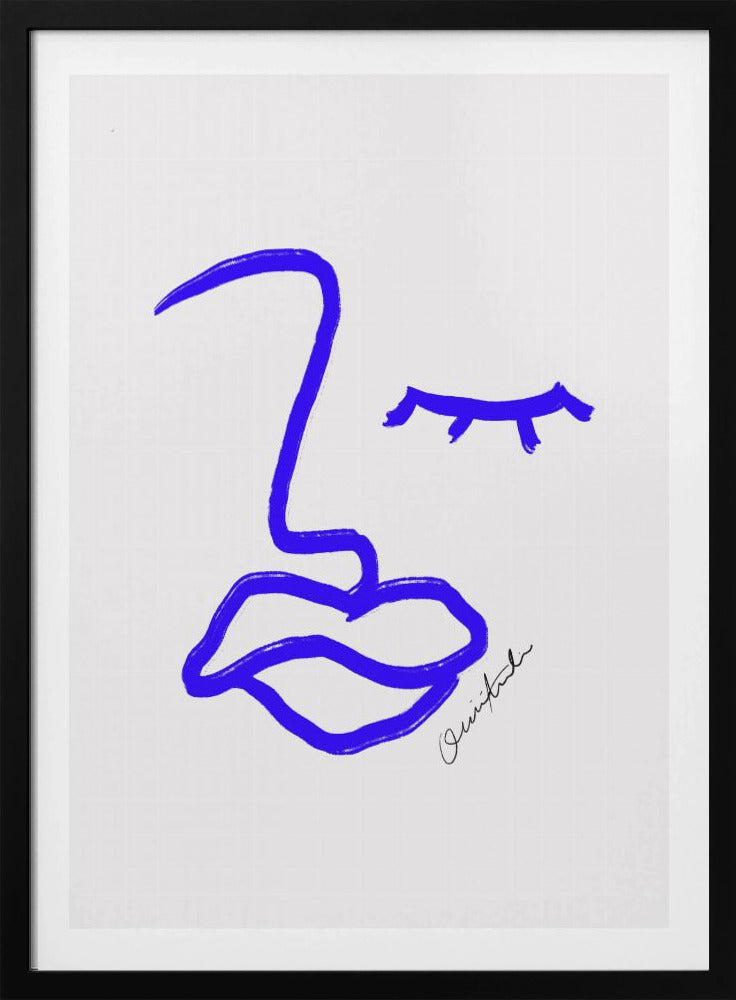 Blue Line Expression | Poster